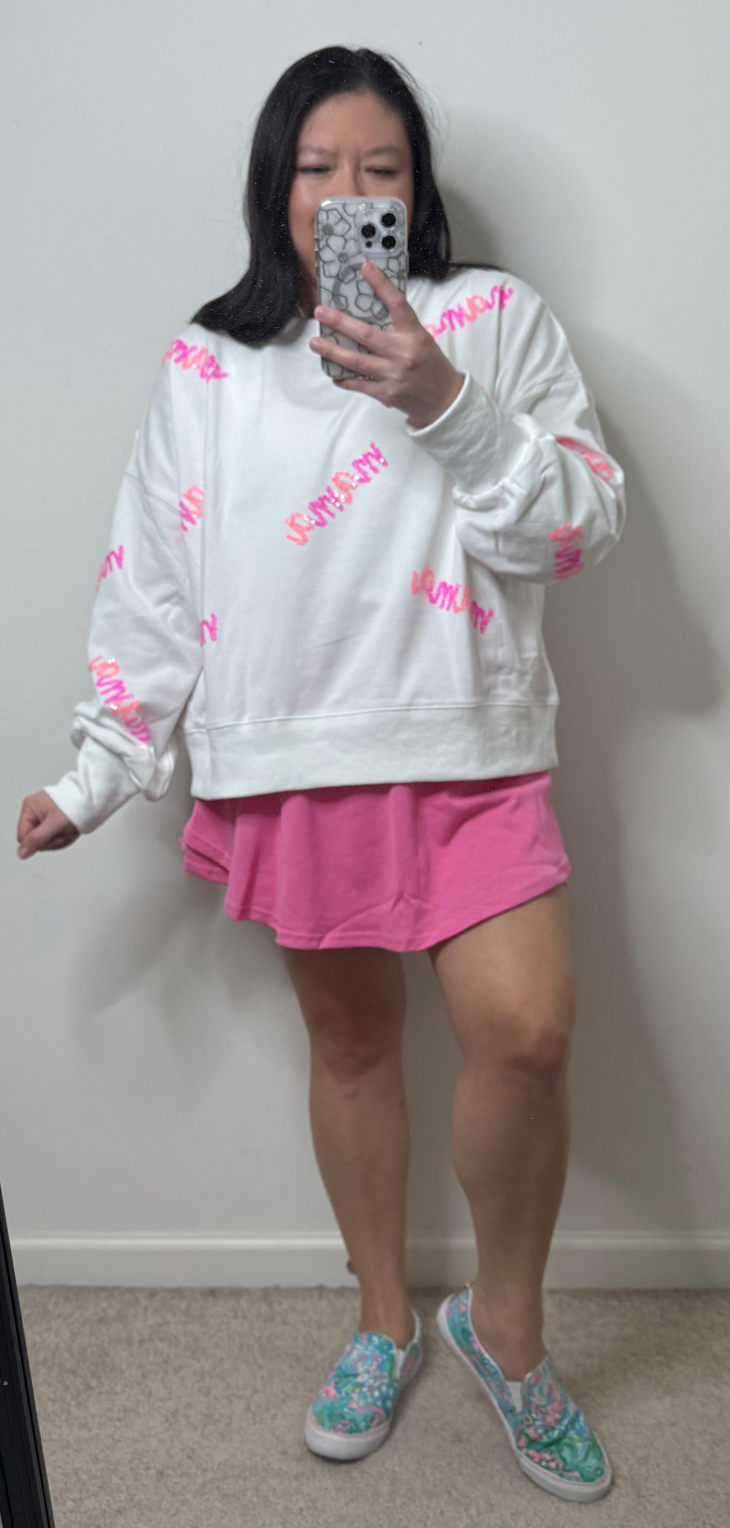 Maye - "Mama" Sequin Pullover