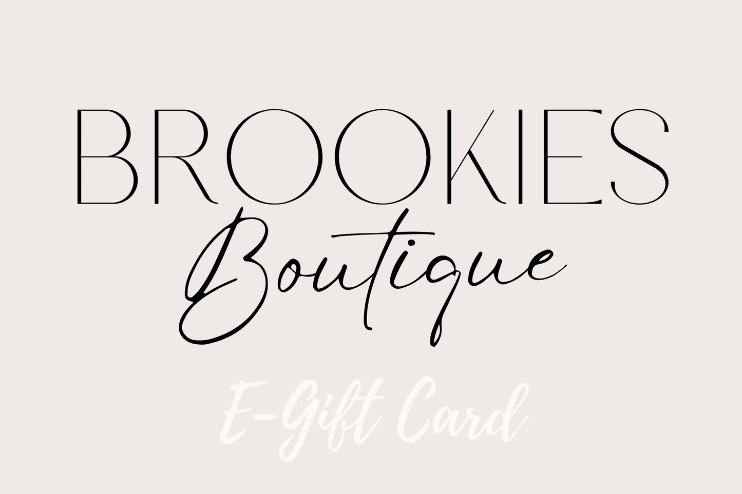 Brookies Boutique E-Gift Card