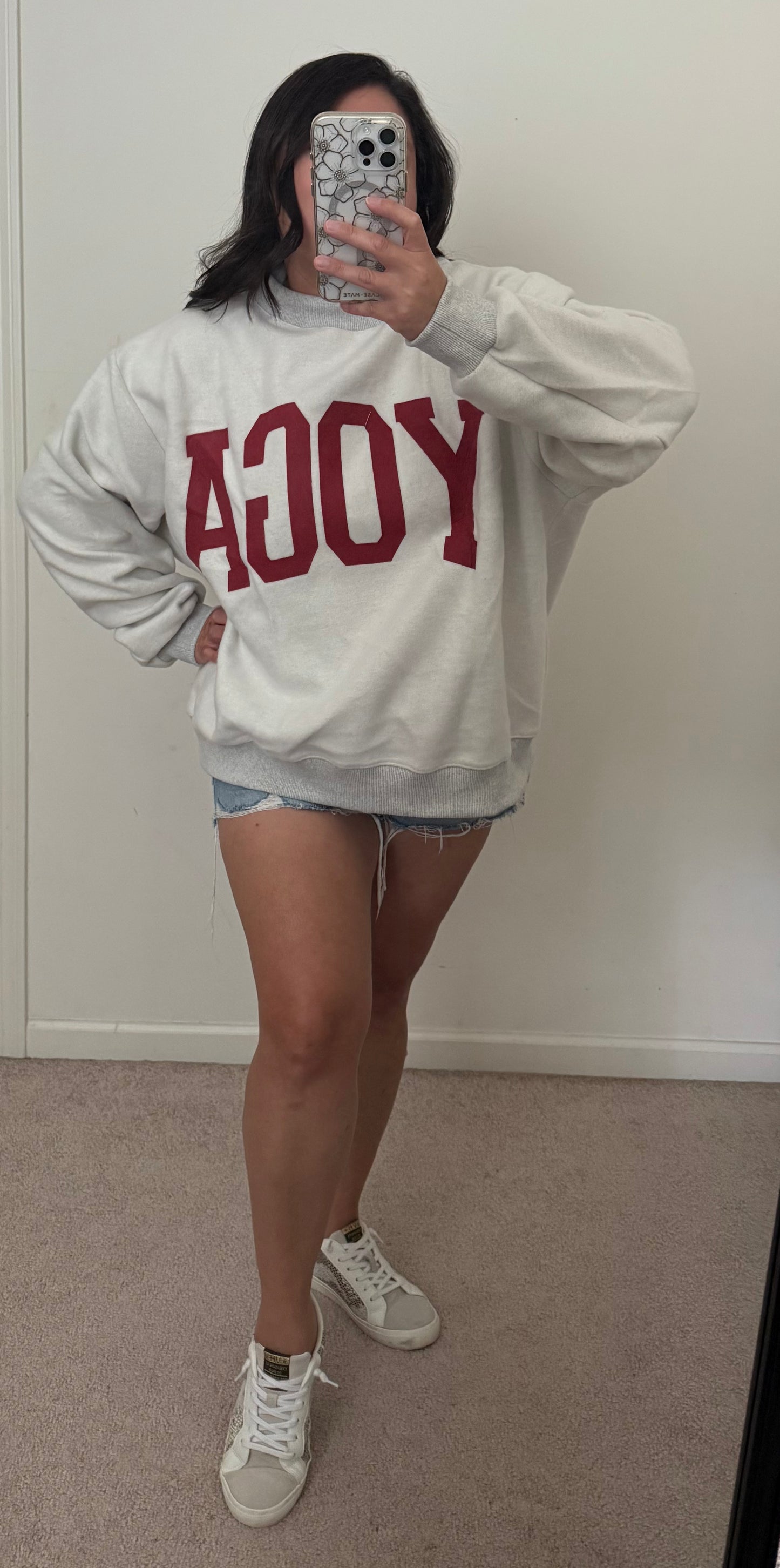 Jen - Pilates & Yoga Reversible Mockneck Sweatshirt
