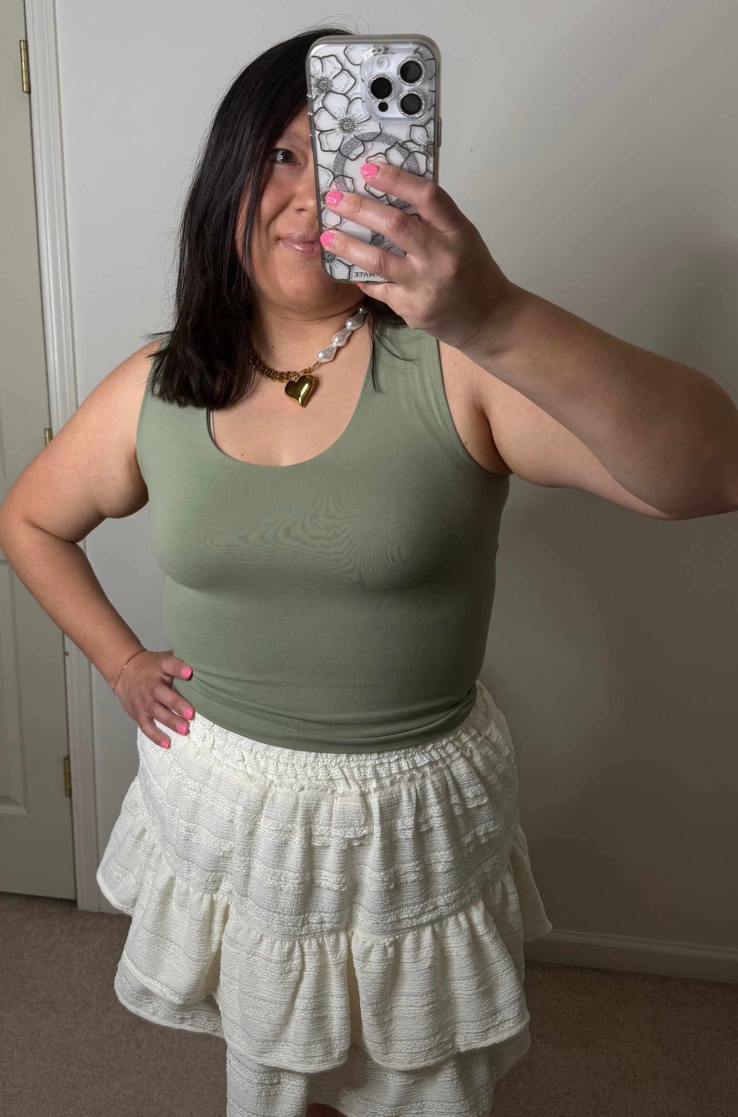 Bexi Double Layered Top- Green