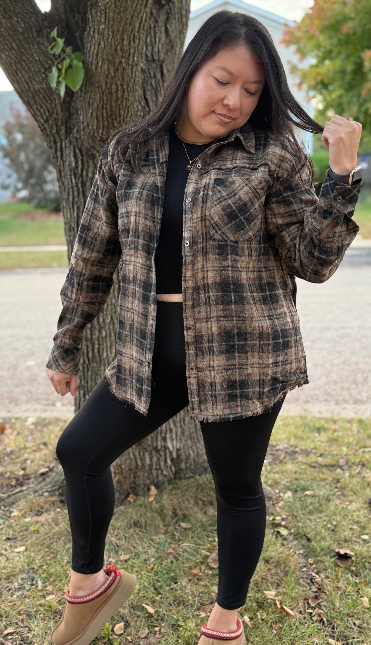 Av- Plaid Flannel Shirt