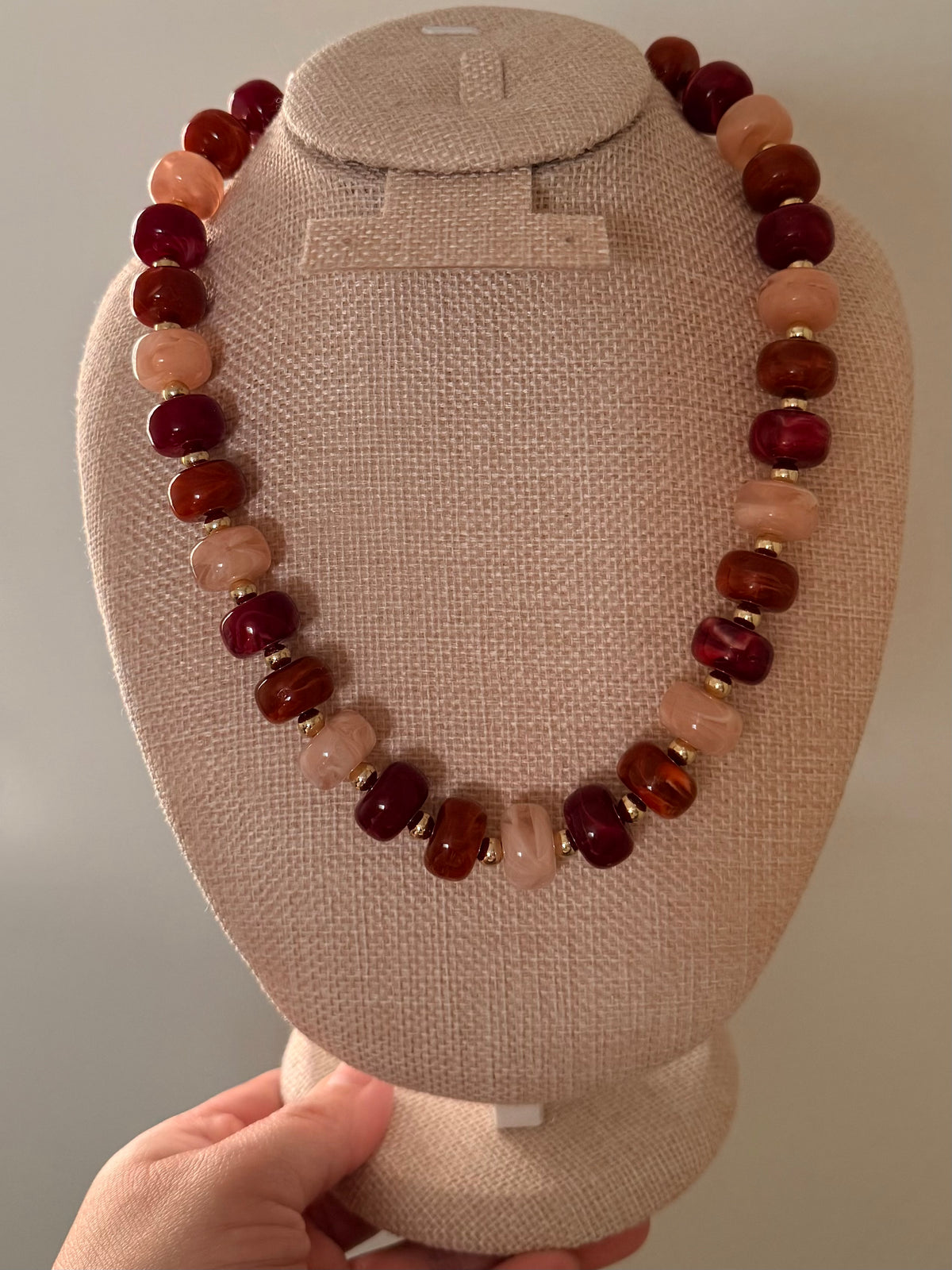 Crystle - Chunky Beaded Necklace