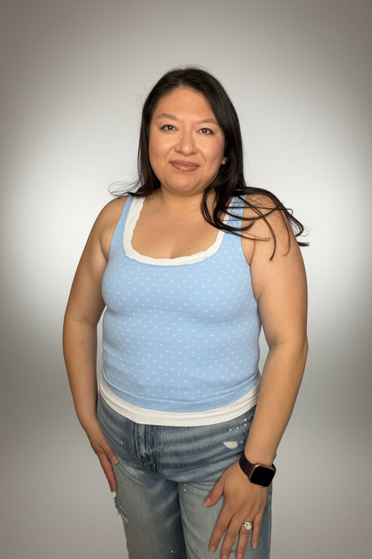 Alyna- Polka Dot Tank