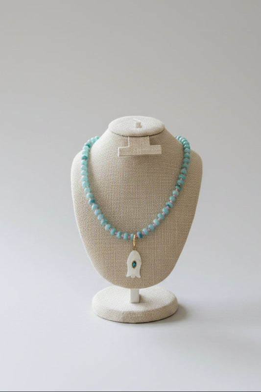 Melissa Beaded Fish Necklace