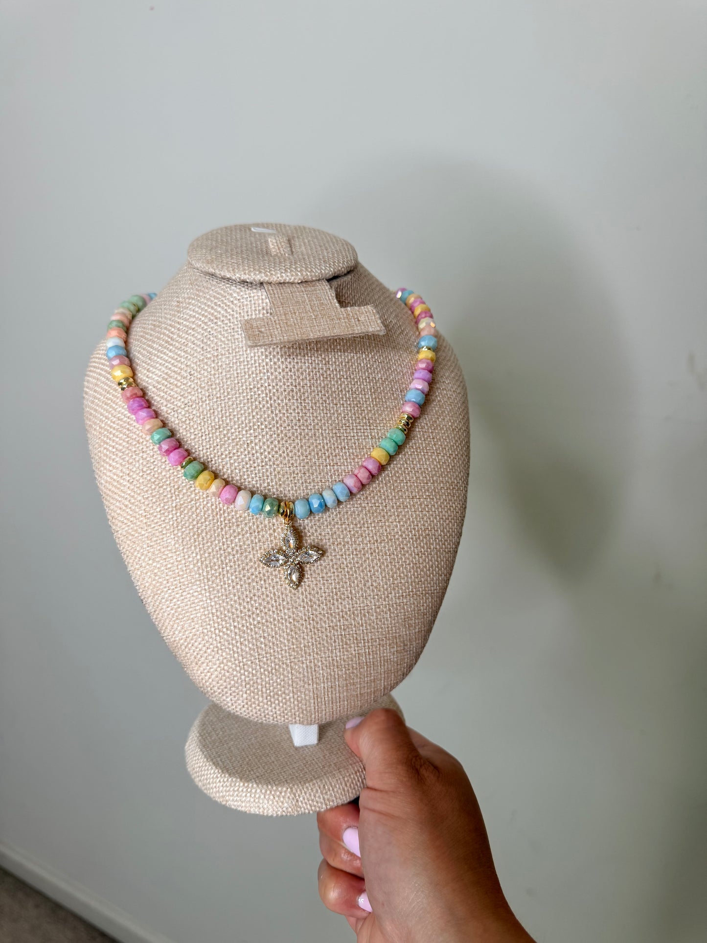 Pastel Beaded Necklace