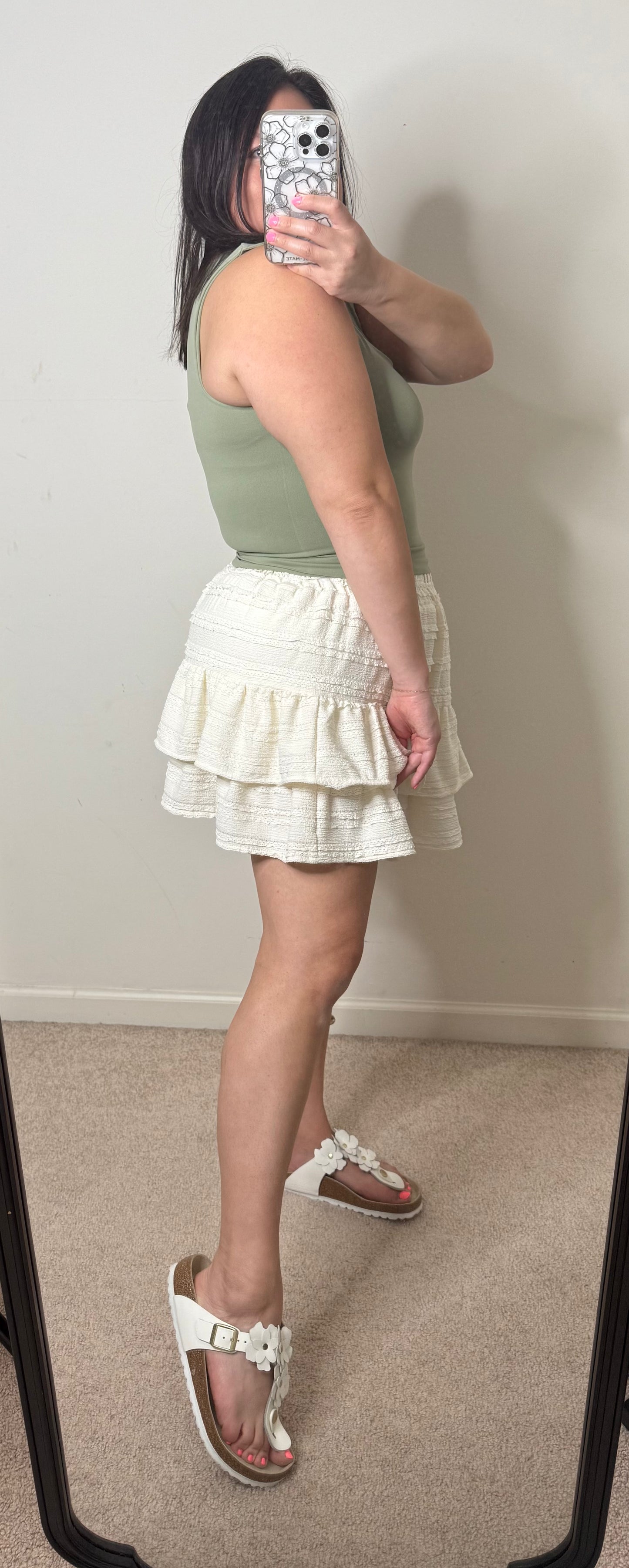 Bexi Double Layered Top- Green