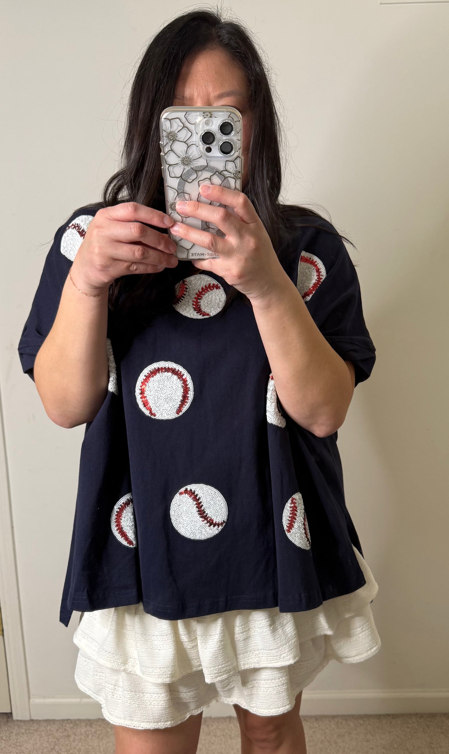 Baseball Sequin Shirt