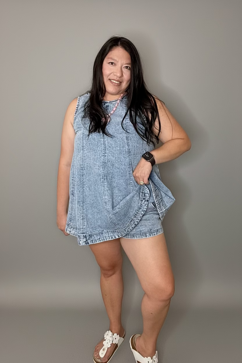 Brittney Denim Set