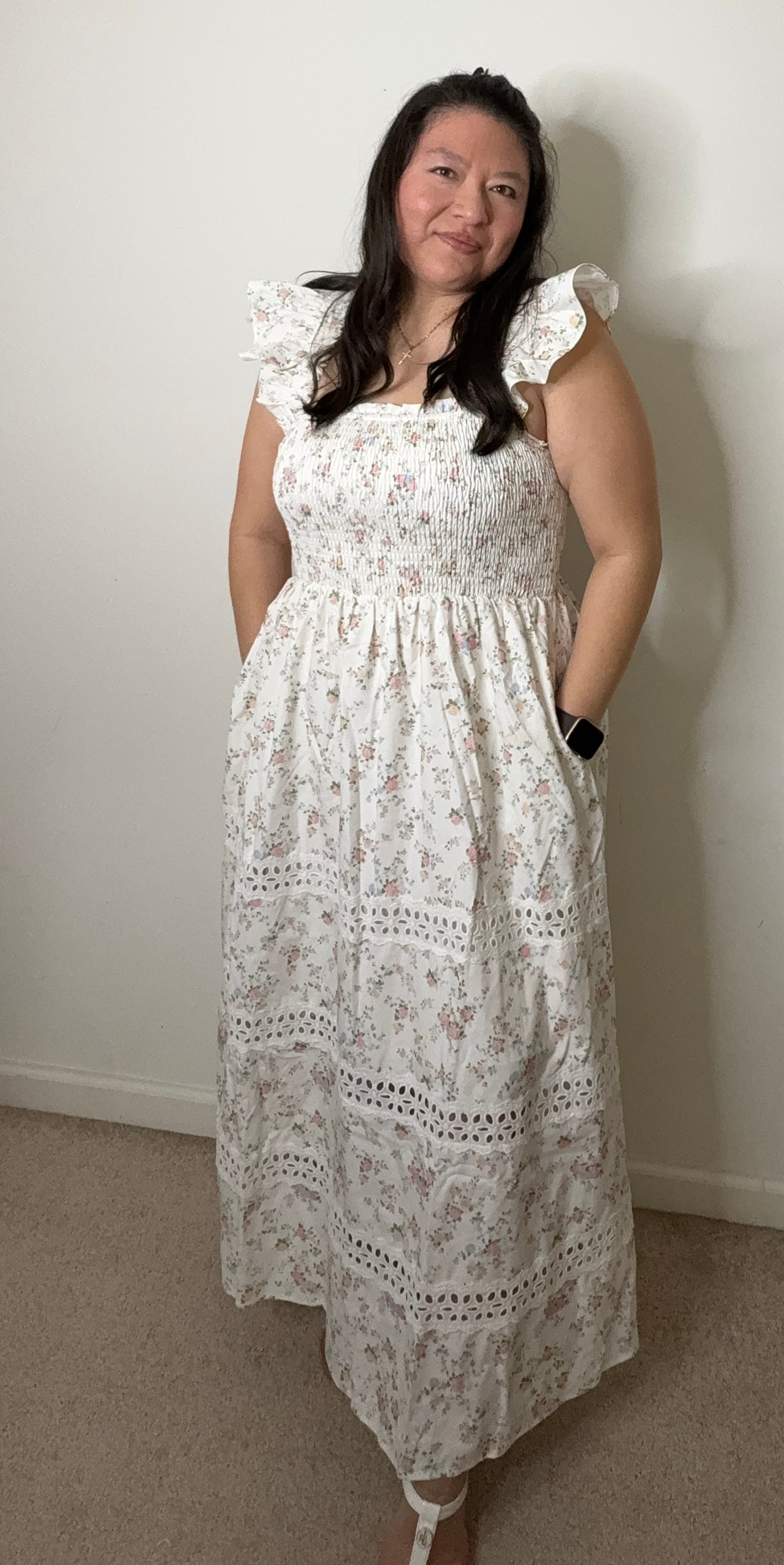Liliana Floral Smocked Maxi Dress
