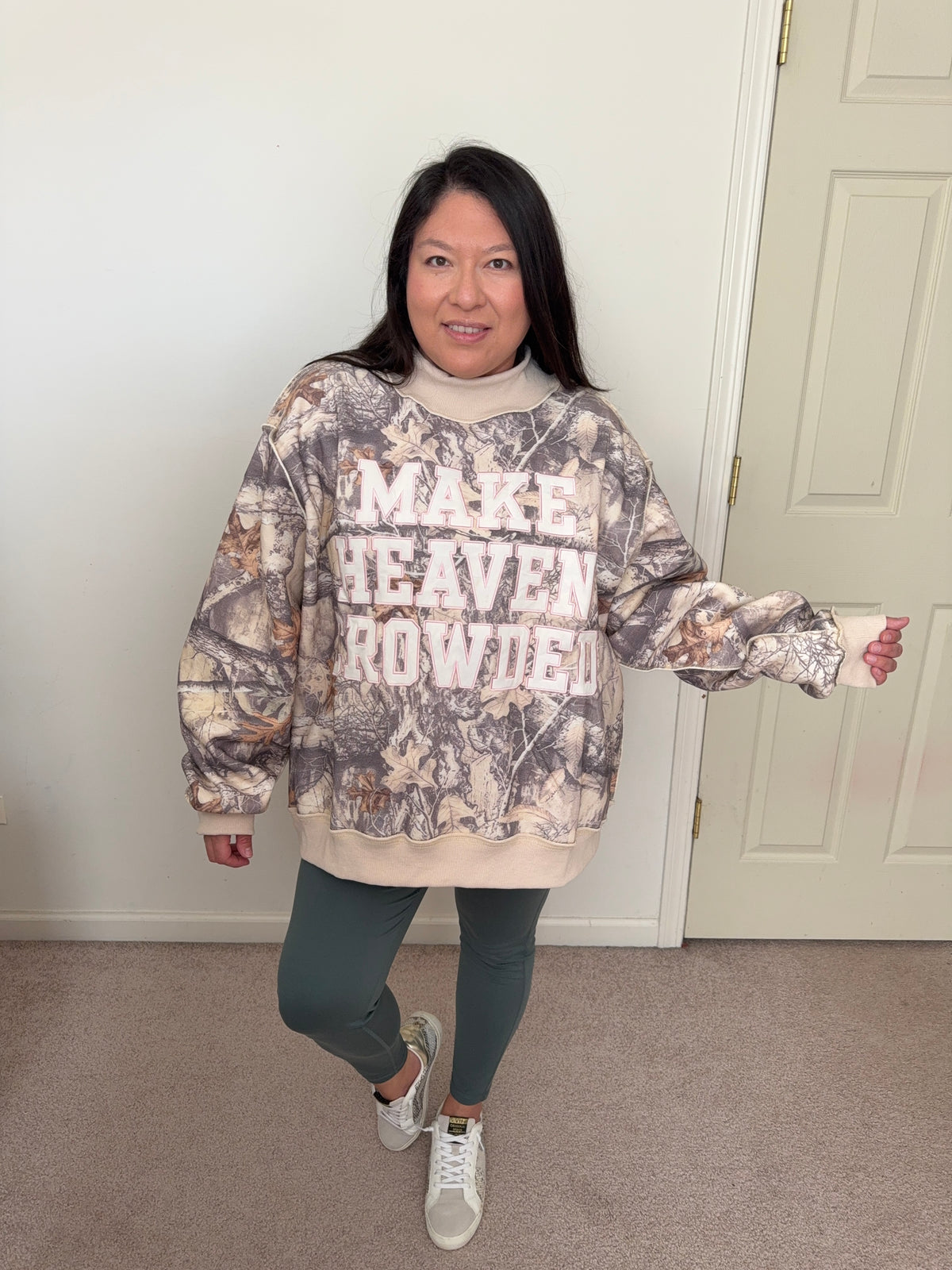 Erica Mock Neck- Make Heaven Crowded