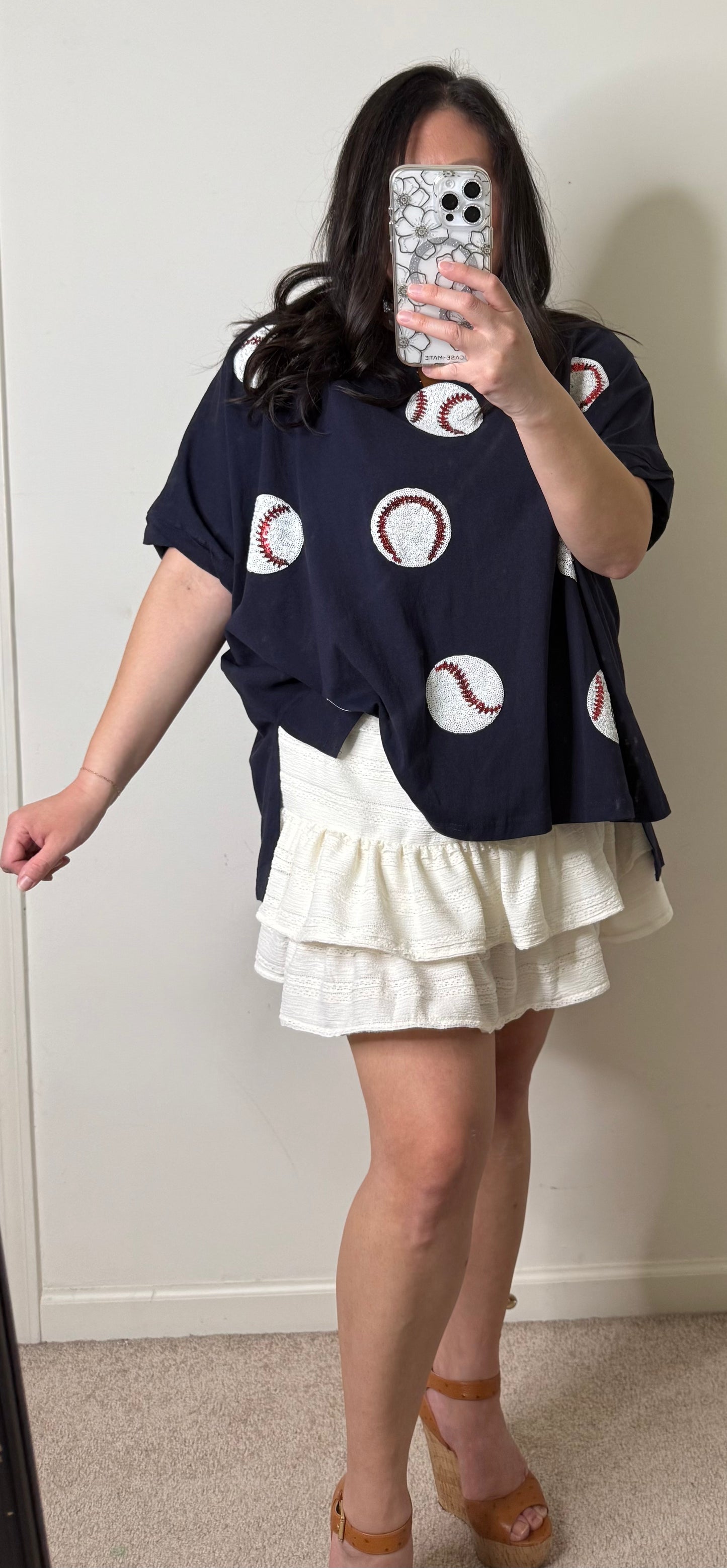 Baseball Sequin Shirt