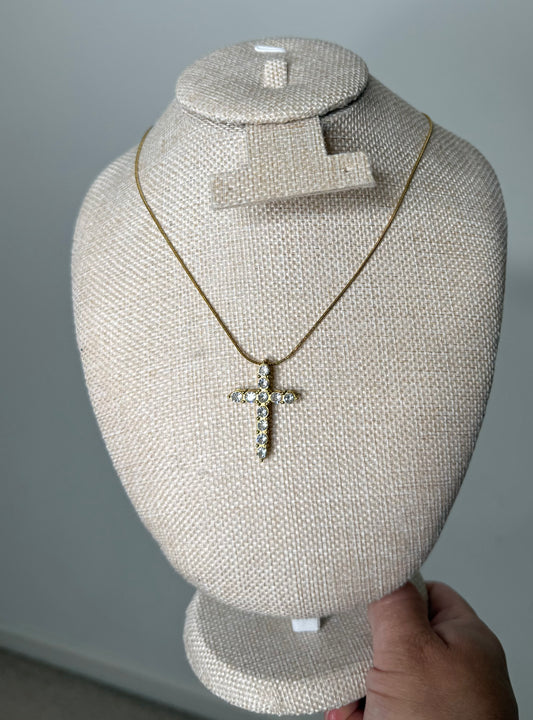 Dana XL Cross Necklace