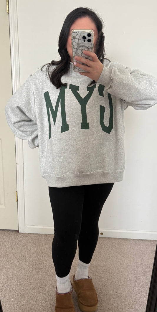 Jen - Gym/Bed Reversible Mockneck Sweatshirt