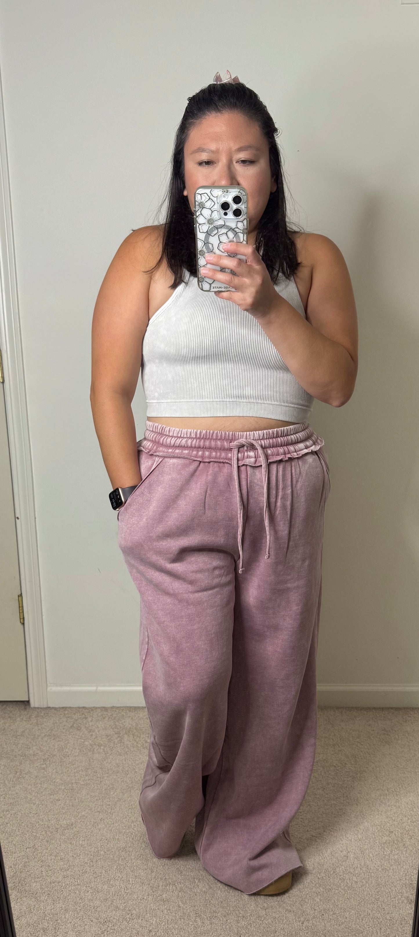 Acid Wash Fleece Sweatpants