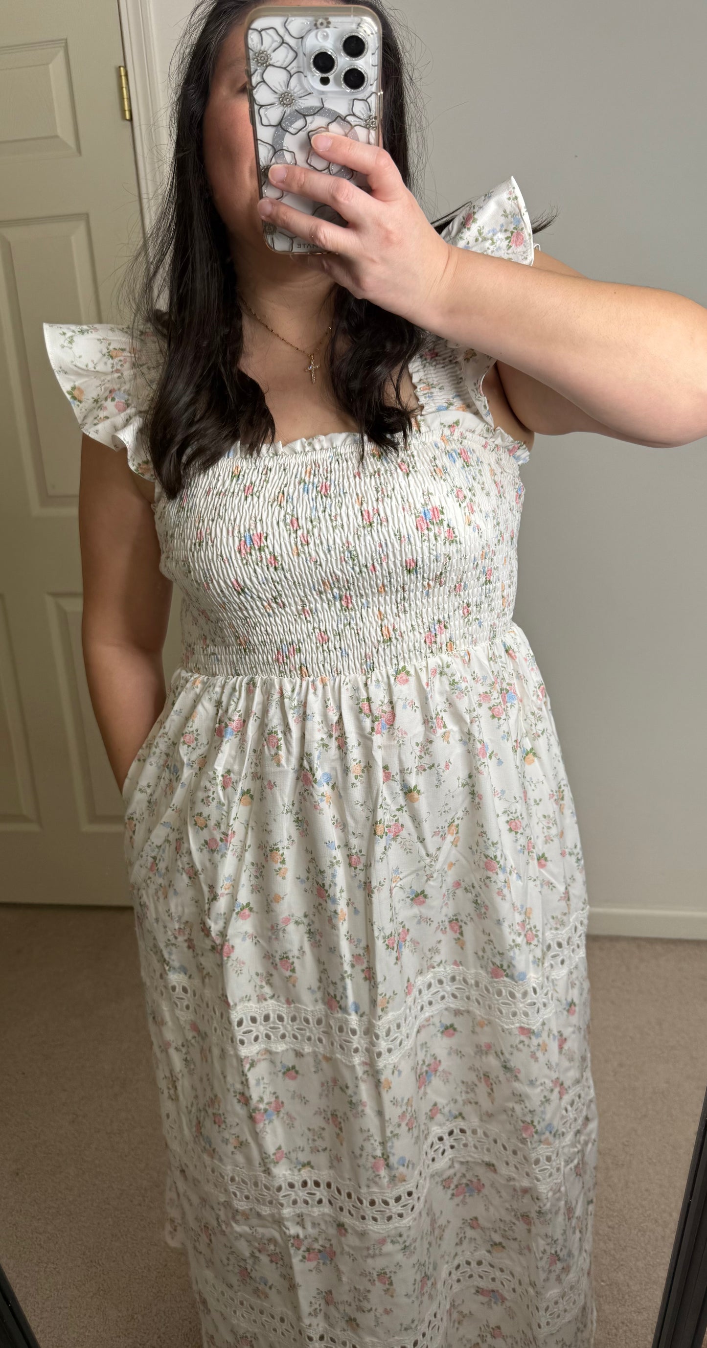 Liliana Floral Smocked Maxi Dress