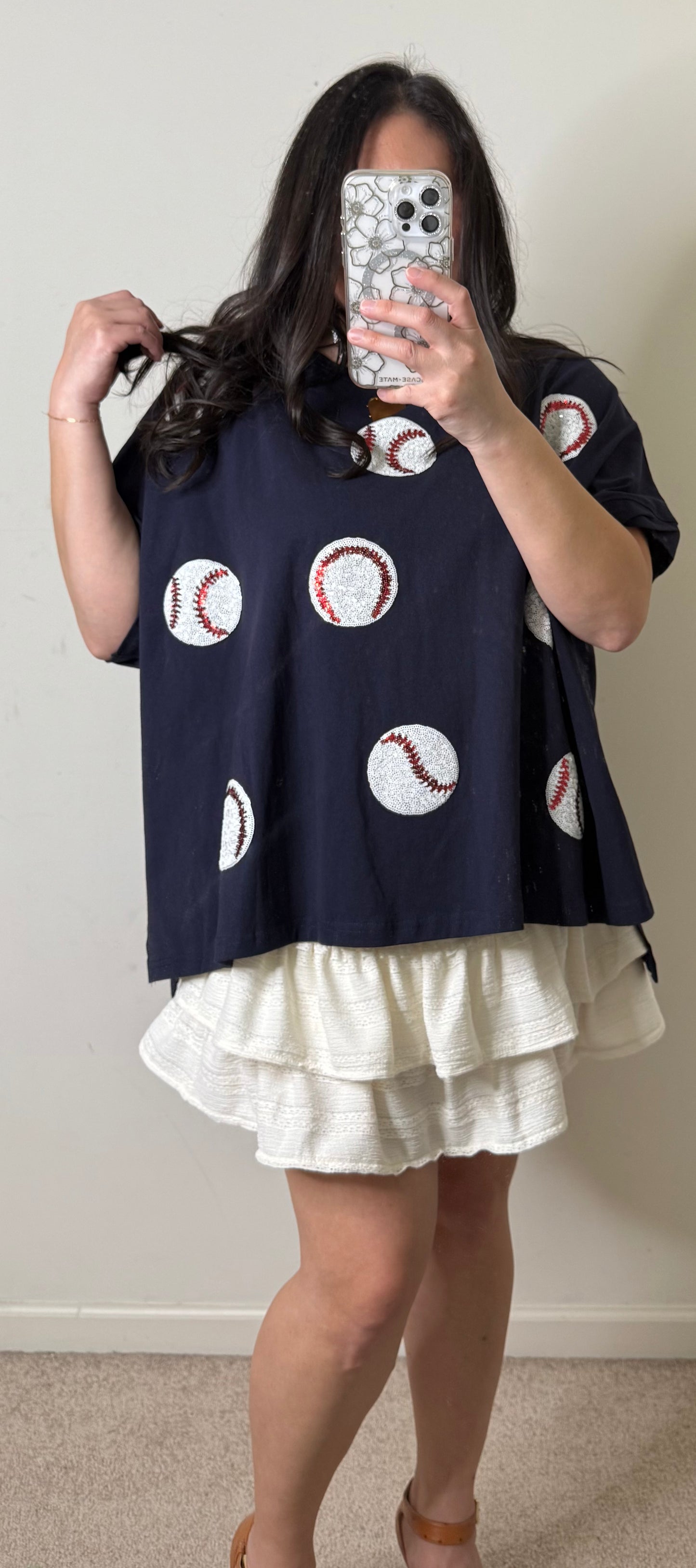Baseball Sequin Shirt