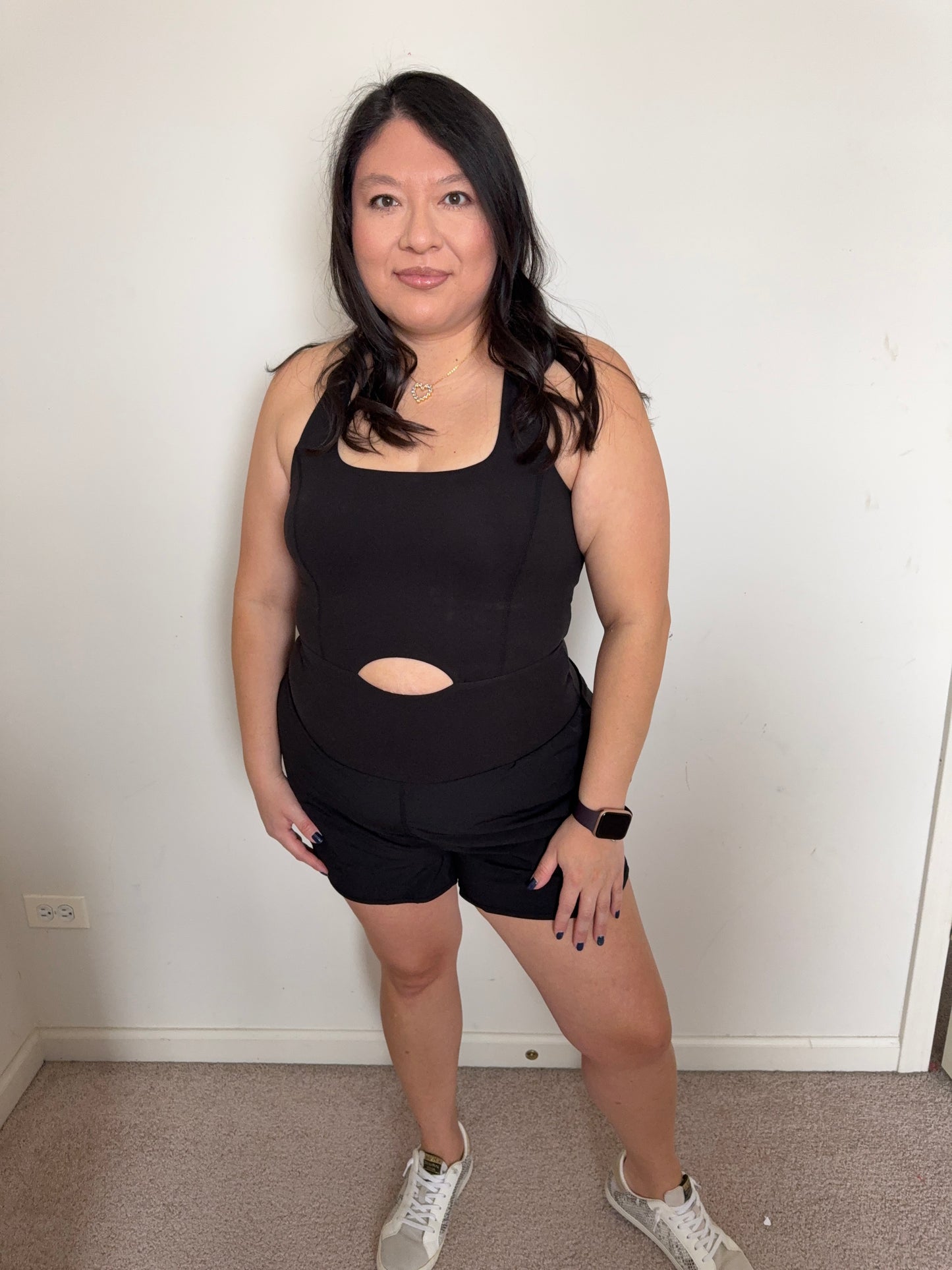 Courtney Romper- Black