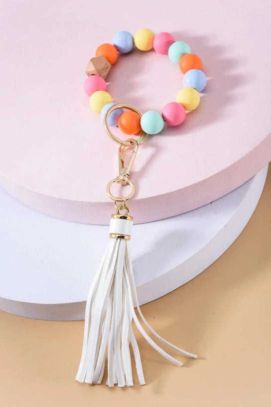 Bead Bracelet Key Chain